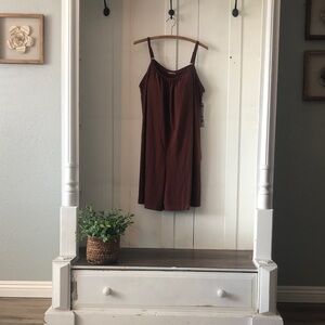 32 Degrees Cool cherry Mahoney Romper X-Large new with tags adjustable straps